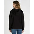 thumbnail image 5 of Time and Tru Women's and Women's Plus Zip Up Fleece Jacket with Hood, Sizes XS-4X, 5 of 5