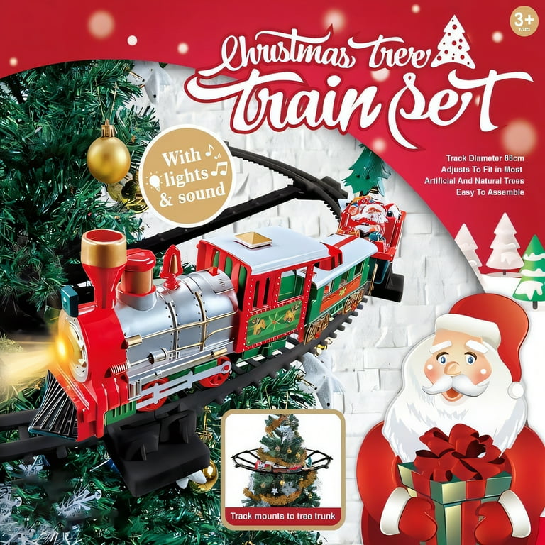 2IN1 Electric Christmas Train Toys for Kids and Christmas