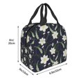 thumbnail image 3 of Disketp Lilies Flowers for Insulated Lunch Bag for Women and Men, Perfect for Work, Hiking, Picnic, 3 of 8