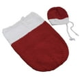 thumbnail image 1 of Newborn Baby Stretch Snowman Wrap Photo Props Infant Photography Props Knitting Sleeping Bag, 1 of 8
