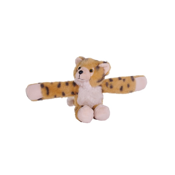 Wild Republic Huggers Cheetah, Stuffed Animal, 8 Inches, Slap Bracelet, Plush Toy, Fill is Spun Recycled Water Bottles
