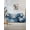 Blue, variant on Navy Blue Marble Couch Cover for 2 Cushion Sofa, Modern Abstract Ink Painting Washable Loveseat Sofa Covers Slipcover for Sectional Sofas L-Shaped, Couch Throw Cover 71"x118"