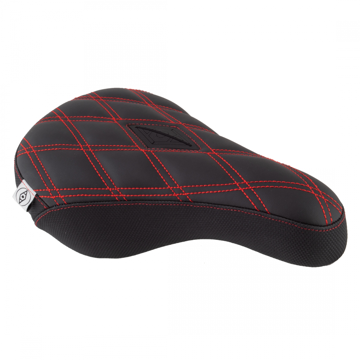 Alienation Gripper Pivotal BMX Seat – Black/Blue, Vegan Leather Top, Durable MX-Inspired Design