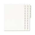 thumbnail image 1 of Allstate-Style Legal Side Tab Dividers  25-Tab  1-25  Letter  White  25-Set, 1 of 1