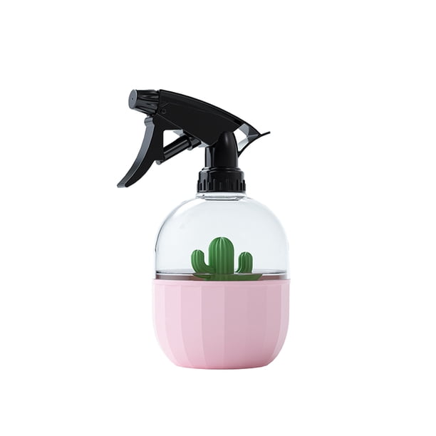 Wosthever Regadera de plantas, hervidor a presión, botellas de Spray para jardín, flores suculentas, transparente, a prueba de fugas, Jardín y Patio Rosa