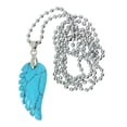thumbnail image 4 of Collar de ala de ángel Yuyangstore de amatista natural Azul turquesa, 4 of 5