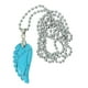 thumbnail image 4 of Collar Sunnimix con colgante de ala de ángulo Piedras preciosas Azul turquesa, 4 of 5