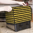 thumbnail image 7 of Sikiie Striped With Bees Toaster Covers 2 Slice Dustproof Toaster Cover Bread Machine Cover, Dustproof Cover - 11.4" x 7.5" x 7.9", 7 of 7