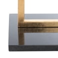 thumbnail image 4 of Maklaine Table d'Appoint en Fer et Marbre Or et Noir, 4 of 6