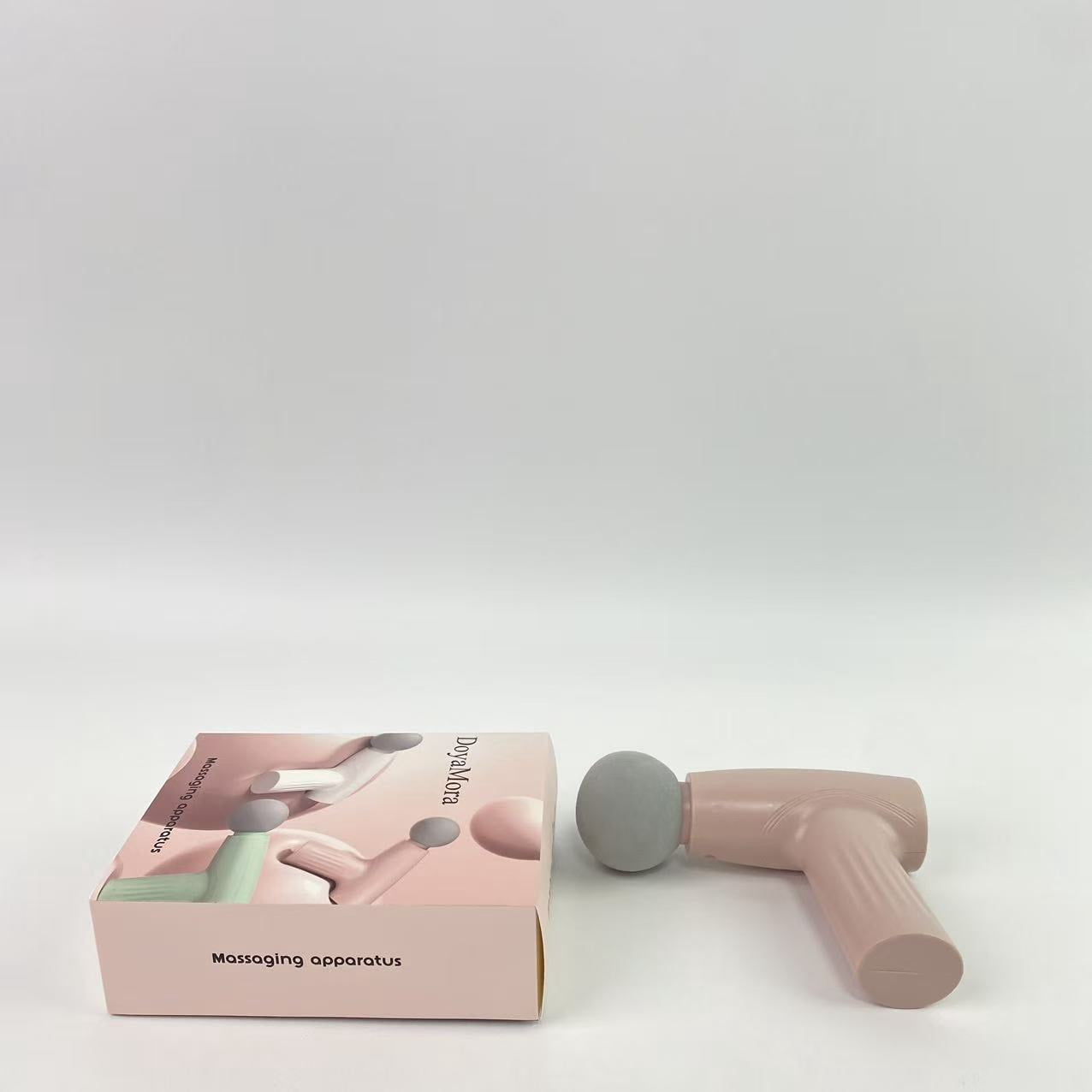 DoyaMora Massage apparatus,Massage Fascia Gun Mini Deep Tissue Small Massager,Muscle Percussion Pink for Women,Athletes,Super Quiet