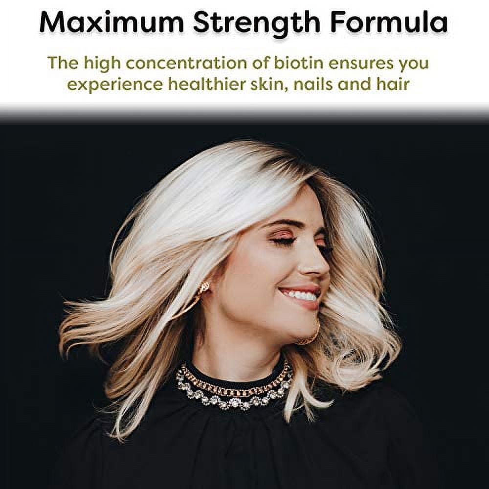 Purvana MAX BY Wellgenix 5000mcg Biotin, 30 Vegetable Capsules