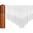 thumbnail image 1 of Yazoeia Wooden Needle Storage Case, 30pcs Hand Sewing Needles, f Threading Needles, Threading Needles, Big Eye Easy Thread Sewing Needles, Effortless Threading Sewing Needles, CJC912-179729, 1 of 8