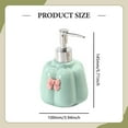 thumbnail image 7 of Dualoai Pump Soap Dispenser 400ml Elegant Refillable for Countertop Laundry Bathroom Sky blue, 7 of 7