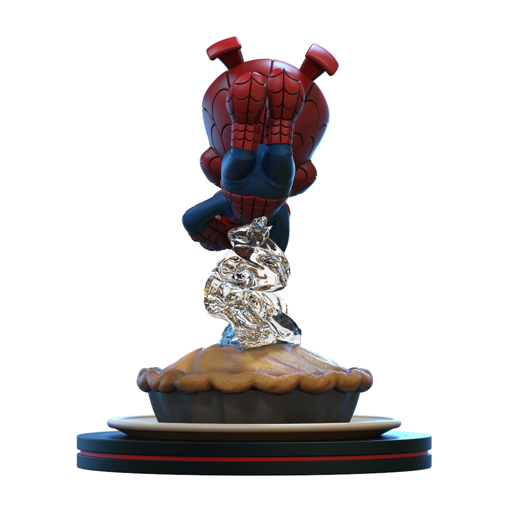 Spider Verse Spider-Man Spiderman Spider-Ham Bobble Head Figure Q Car Toy