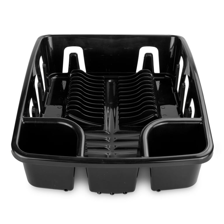 Sterilite DrainRack Plastic Adult Black