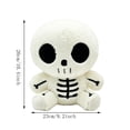 thumbnail image 3 of Halloween Ghost Plush Toy, Cute Stuffed Character Doll for Civilian, Bedroom, Shelf, Party Decor, Trick or Treat Gifts and Holiday Play,10IN B#, 3 of 9