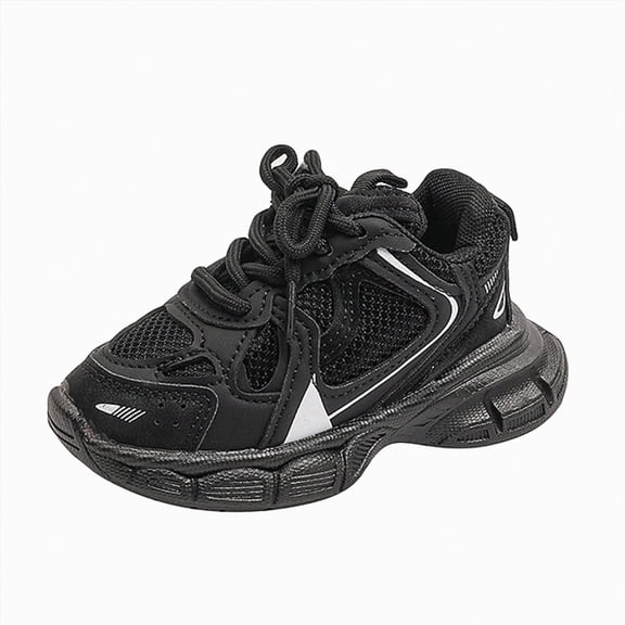 yboeqw Boys Girls Breathable Athletic Running Shoes Casual Sneakers Toddler Big Kids School PE Footwear Size 11