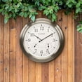 thumbnail image 6 of La Crosse Technology 17.9-inch Indoor/Outdoor Classic Stainless Steel Atomic Analog Wall Clock, 404-80017-INT, 6 of 6