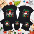 thumbnail image 1 of Conjunto informal para el día de Navidad Conjunto familiar con estampado navideño de 2024 Conjunto informal de manga corta a juego para toda la familia Ropa festiva, 1 of 5