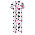 thumbnail image 4 of Rciityk Valentines Day Pajamas Women - Pajama Sets for Women 2 Piece - Casual Short Sleeve Crew Neck Top and Capris Pants Pjs Sets Nightwear Loungewear, 4 of 5