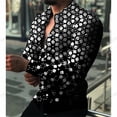 thumbnail image 1 of Camisas geométricas para hombre, camisas de moda, camisas hawaianas de manga larga, blusas de playa cubanas, ropa para hombre, camisas tridimensionales para hombre, 1 of 6