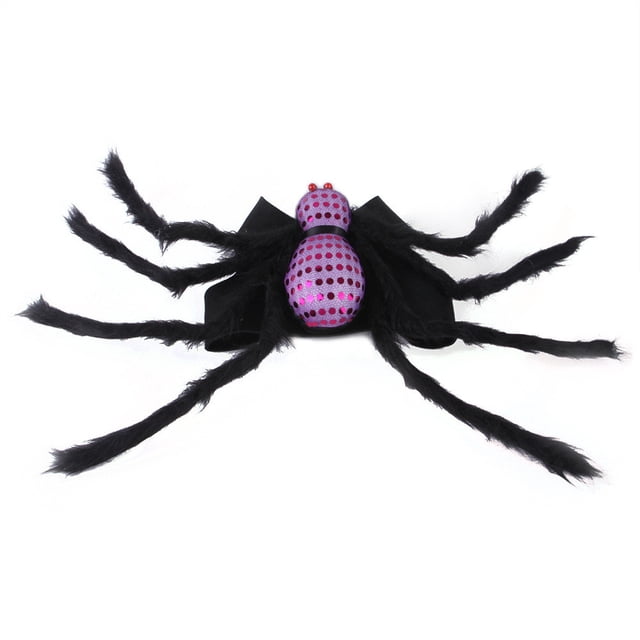 TIMIFIS Dog Halloween Costumes Halloween Funny Spider Sequins Chest Back Pet Clothes Small Medium Dog Dress Up Dog Costumes For Small DogsFall