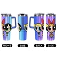 thumbnail image 6 of The Powerpuff Girls 40 Oz Tumbler with Handle And Straw Lid Insulated Tumblers Cups with Lids Straws Double Wall Vacuum Stainless Steel Travel Mug, Gifts for Men Women Boys Girls, 6 of 8