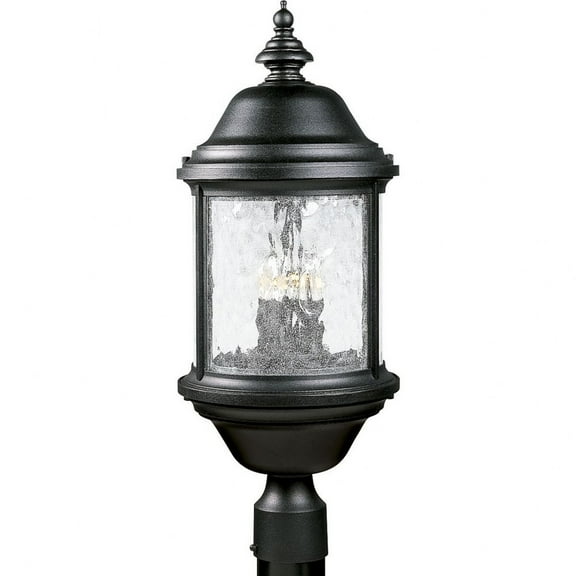 Progress Lighting - Three Light Post Lantern - Outdoor - Ashmore - Outdoor Light