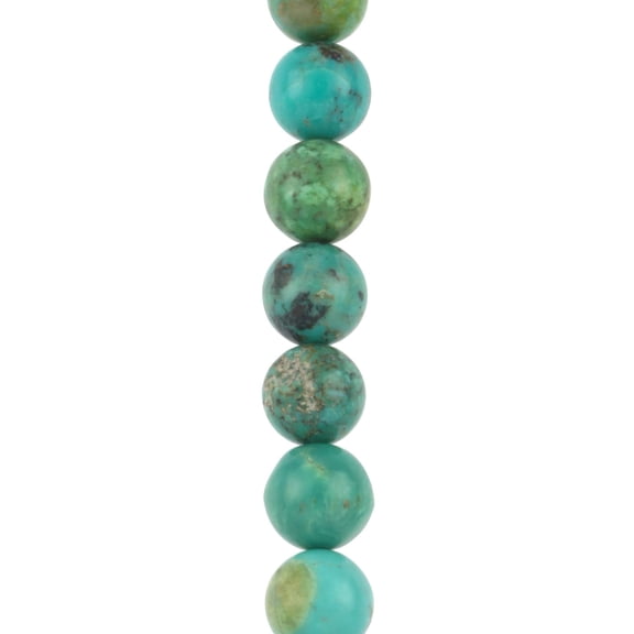 Turquoise Round Beads - 7.5mm by Bead Landing 11pc