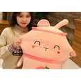 thumbnail image 2 of Peluche de sandía en forma de taza de té con leche de frutas, 197 pulgadas, para niños, regalo de Navidad, regalo de cumpleaños, 2 of 5