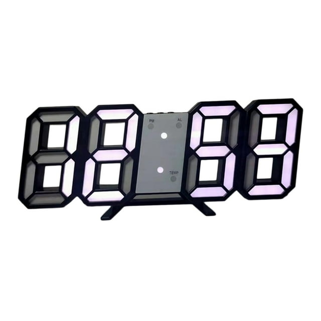 Reloj Despertador Macarena LED digital brillo ajustable para mesita de noche