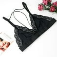 thumbnail image 2 of Varsbaby Women's Wirefree Bra and Lace Thongs Sexy Lingerie Set, 2 of 4