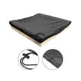 thumbnail image 2 of Housse Carrée pour Bac à Sable avec Cordon, Housse Imperméable pour Jardin, Housse Extérieure, 2 of 2