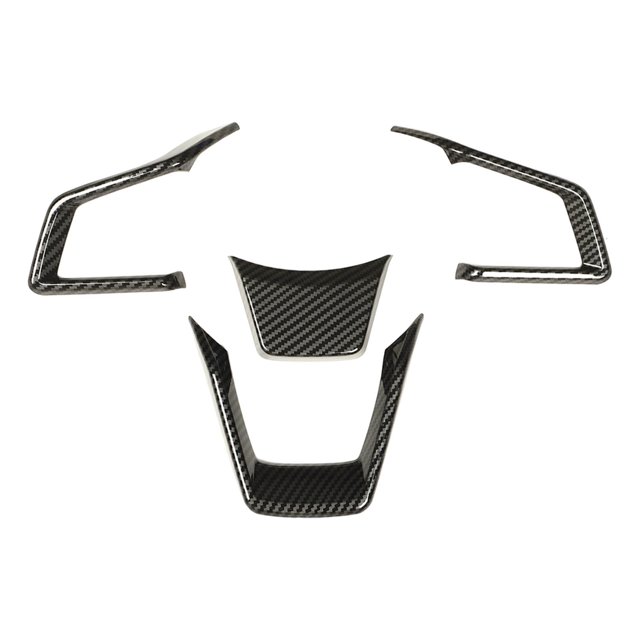 Reemplazo de la cubierta del ajuste del marco del Panel del volante para Subaru Forester OUTBACK Impreza Crosstrek XV Legacy estilo de fibra de carbono