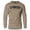 Khaki, variant on GYMISH Lifestyle Lightweight Long Sleeve Hooded T-Shirt for Men – Athletic Workout Hoodie, Sport Grey, Small