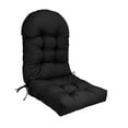 thumbnail image 1 of DOLITY High Back Patio Chair Cushion Indoor Outdoor High Back Rocking Chair Cushion Black, 1 of 8
