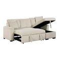 thumbnail image 5 of Lexicon Rhett 3-Piece Corduroy Reversible Sectional in Beige, 5 of 11