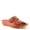 ORANGE, variant on Gelatia Women’s Slide Sandal with Laser-cut Straps & Cushioned Wedge