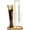 Natural, variant on Amber Glass Incense Holder, Incense Sticks Burner Holder with Storage,Hang Upside Down Incense Holder for Sticks with Glass Ash Catcher for Meditation Yoga Spa Room Decor (Amber)