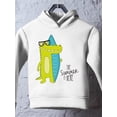 thumbnail image 3 of Cute Crocodile On The Beach Hoodie Toddler -Image by Shutterstock,  2 Toddler, 3 of 4