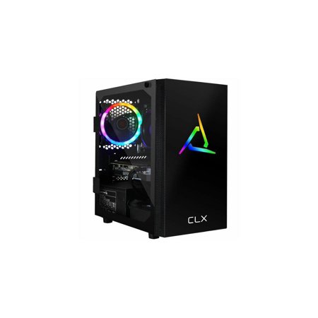 UPC: 0843151105671 | CLX SET Gaming PC – AMD Ryzen 5 3600 3.6GHz 6-Core   8GB DDR4 2666  GeForce GTX 1650 4GB  480GB SSD  WiFi  Black Mini-Tower RGB  Windows 11 Home