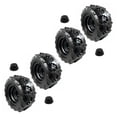 thumbnail image 1 of 4 Genuine Power Wheels 3900-6454 Black Wheel For Jurassic World Dino Racer ATV with Retainers, 1 of 5
