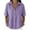 Light Purple, variant on Women’s Cotton Linen Polo Shirt Casual Short Sleeve Gauze Shirts Short Sleeve Button Down Shirts Summer Blouses Top Light Green XL