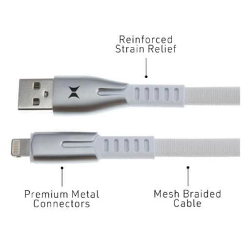 XTREME Premium MFI Charge/Sync Lightning Cables 10ft, White