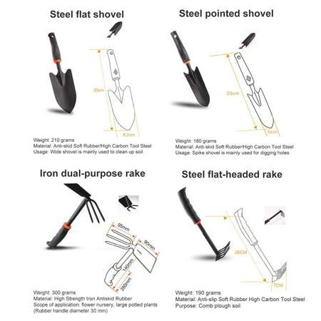 trowel befe rakes spades shovels