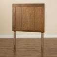 thumbnail image 4 of Baxton Studio Patwin Contemporary/Modern Slat Back Support Engineered Wood Headboard, Twin, Ash Walnut, 4 of 6