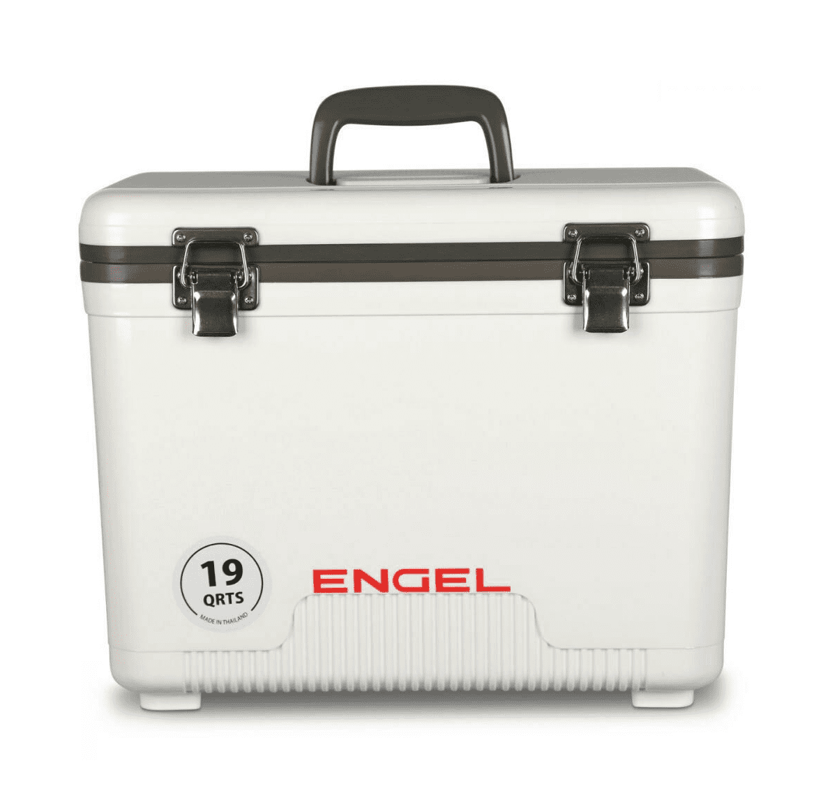 Engel Fishing Live Bait Dry Box Ice Cooler with Shoulder Strap White 19