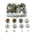 thumbnail image 6 of ifundom 120Pcs Metal Snap Buttons Replacement Kit for Jeans Sewing Accessories Practical Repair Set, 6 of 6