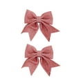 thumbnail image 2 of Lipstore 2 Pieces Christmas Tree Bow Xmas Tree Decor for Backyard Indoor Outdoor Tree Pink, 2 of 8