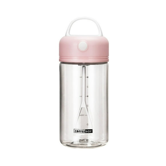 Greeniant Shake Bottle a prueba de fugas IPX5 a prueba de agua 380ML Blending Cup Coctelera automática Funciona con Control de botón Mezclador Ropa Deportiva, Zapatos Rosa Greeniant OD020644-02B